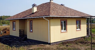 Одноэтажный дом из панелей под ключ в Камне-на-Оби - Строй-Кно от 136513 рублей